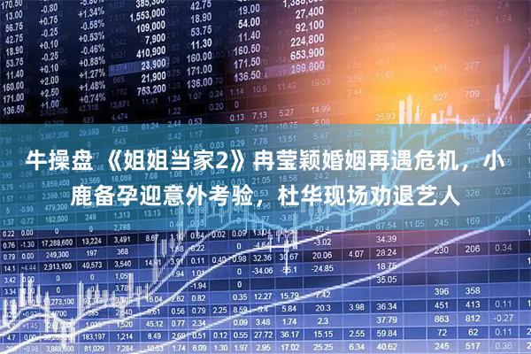 牛操盘 《姐姐当家2》冉莹颖婚姻再遇危机，小鹿备孕迎意外考验，杜华现场劝退艺人