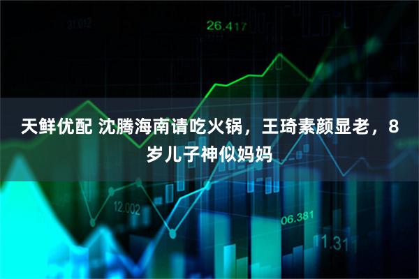 天鲜优配 沈腾海南请吃火锅，王琦素颜显老，8岁儿子神似妈妈