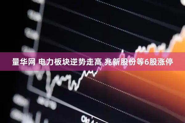 量华网 电力板块逆势走高 兆新股份等6股涨停