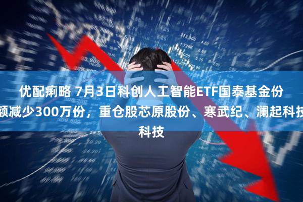 优配痢略 7月3日科创人工智能ETF国泰基金份额减少300万份，重仓股芯原股份、寒武纪、澜起科技