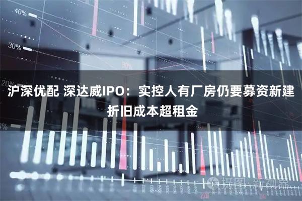 沪深优配 深达威IPO：实控人有厂房仍要募资新建 折旧成本超租金